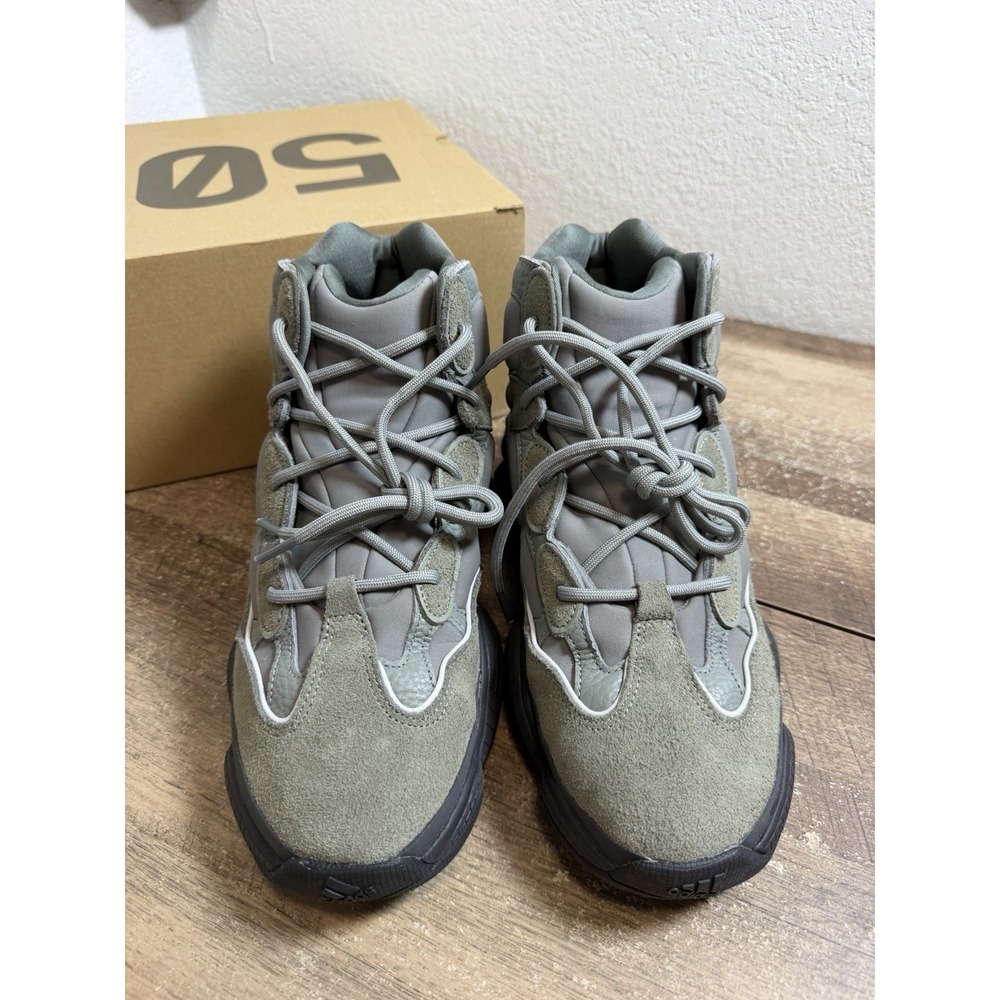 Adidas Yeezy 500 High Mist Slate Grey Men's Size 10.5 Sneakers Shoes GY0393 - Picture 3 of 9